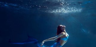 Meerjungfrauschwimmen